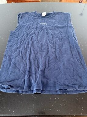 Throwback Navy Blue AND1 Sleeveless Tee